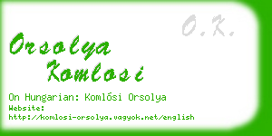 orsolya komlosi business card